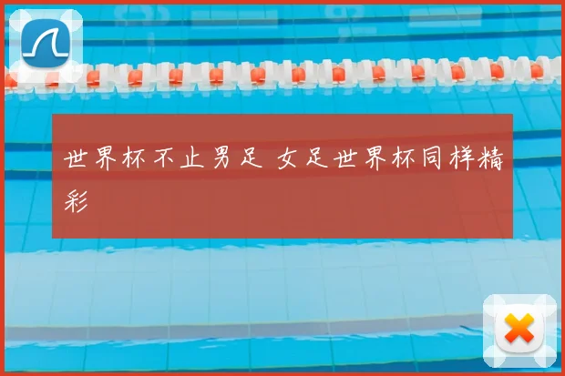 世界杯不止男足 女足世界杯同样精彩