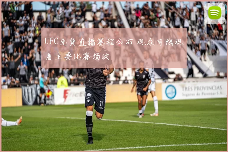 UFC免费直播赛程公布 观众可线观看主要比赛场次